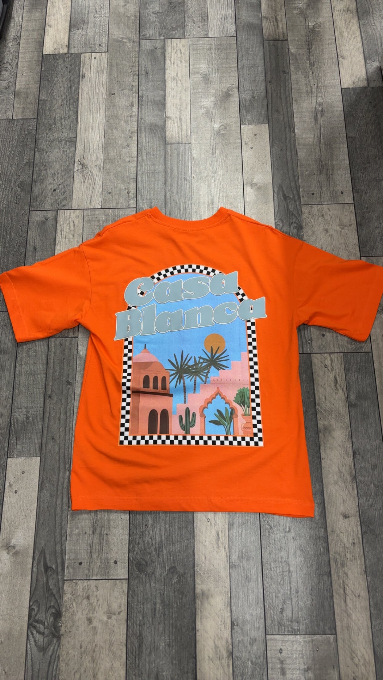 T-shirt CASABLANCA VICES CITY - orange