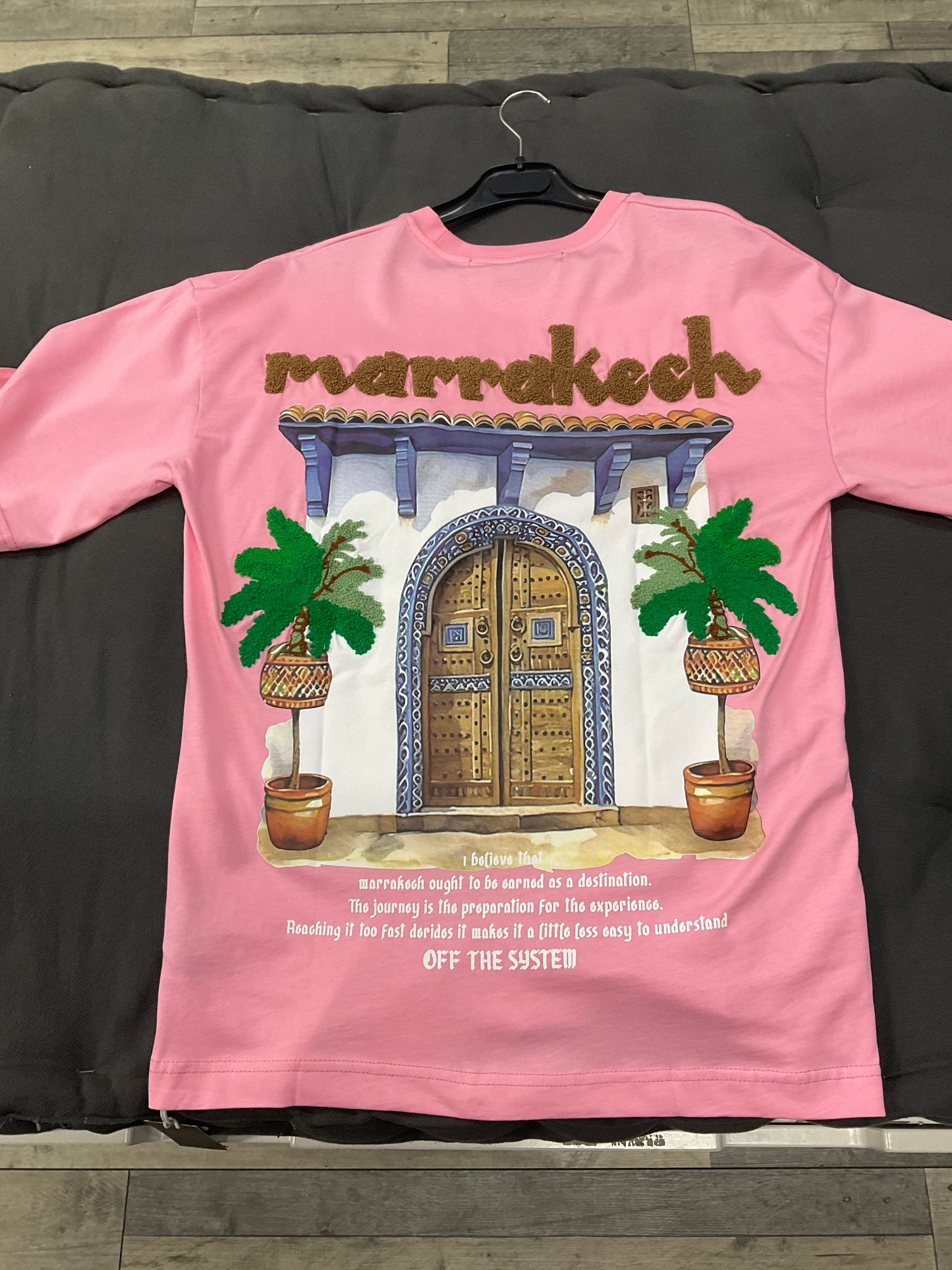 T-shirt Marrakech I believe that - rose
