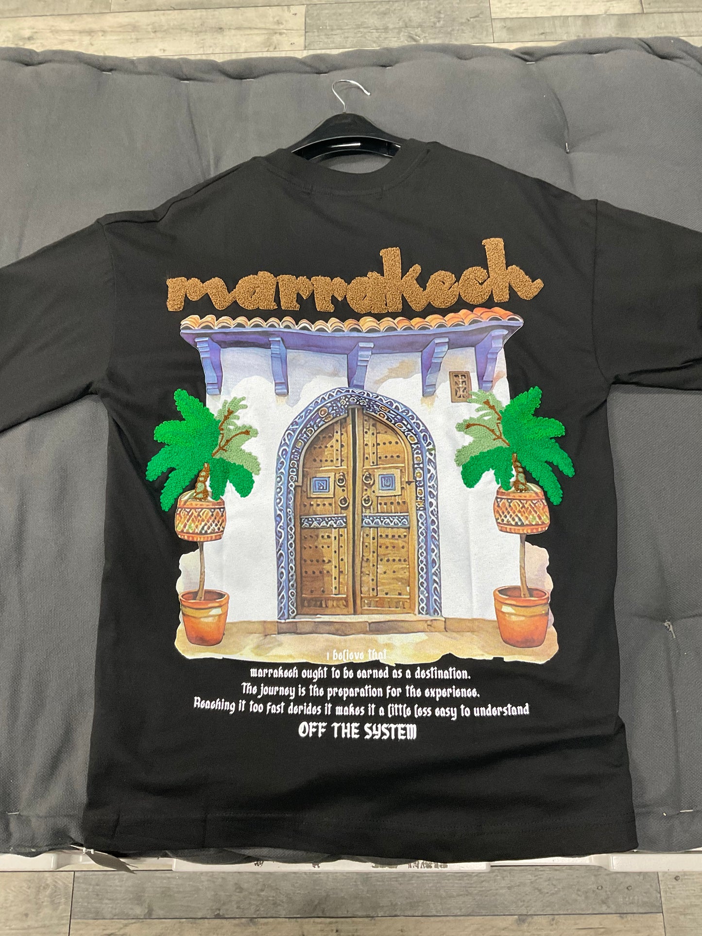 T-shirt Marrakech I believe that - noir