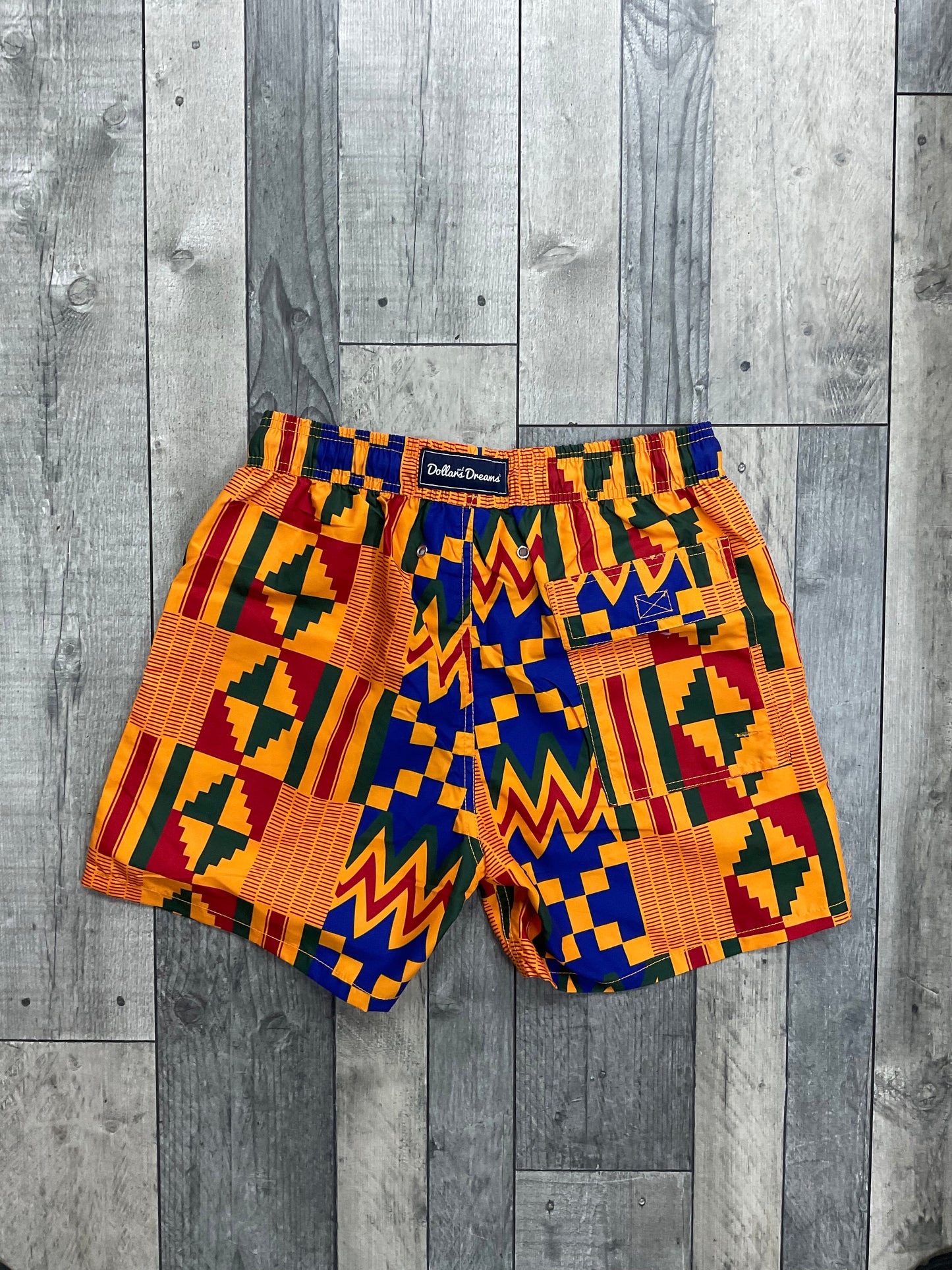 Short DOLLARS & DREAM - Orange Multicolore