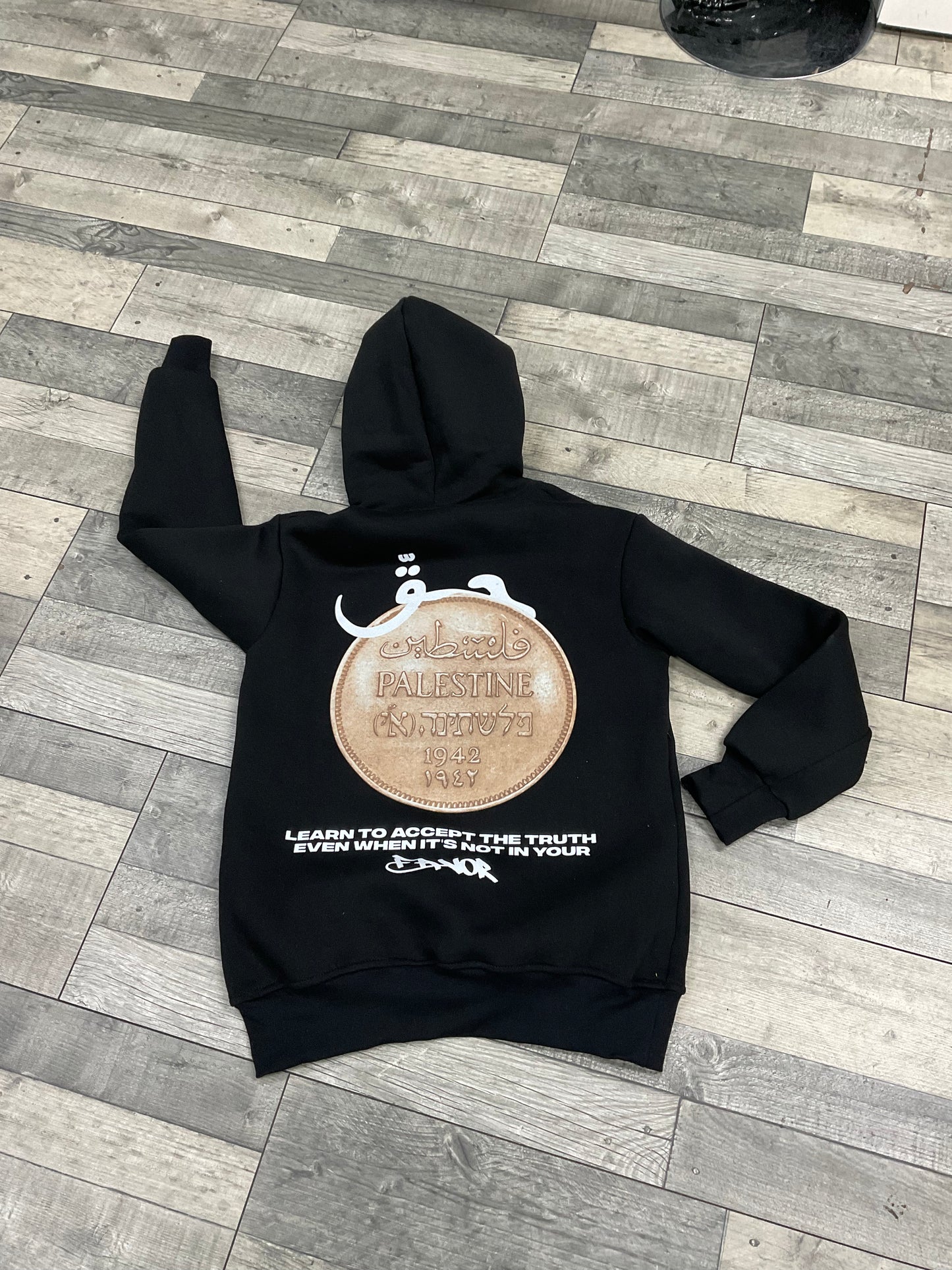 Palestine peace - Hoodie - Connect Studio Paris - Noir