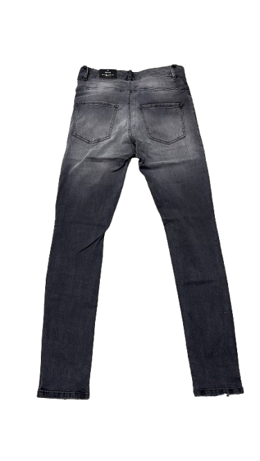 BORAGIO - PANTALON GRIS FONCÉ DÉGRADÉ BLANC