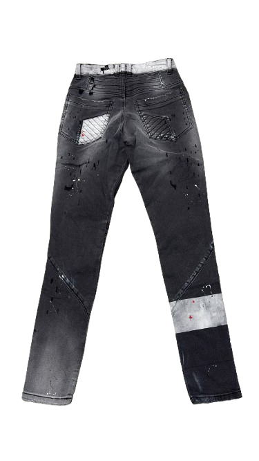 BORAGIO - PANTALON GRIS FONCÉ