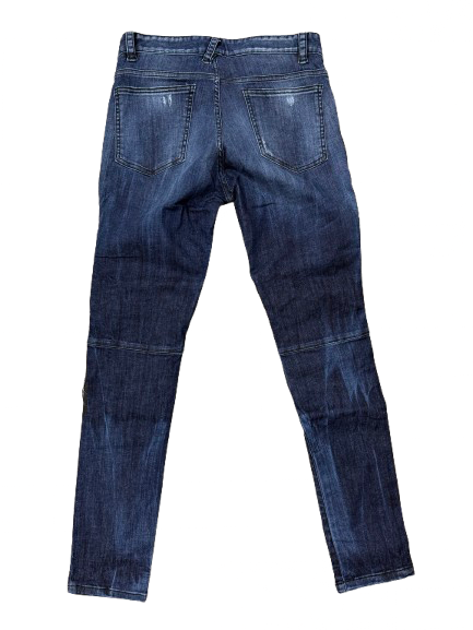 BORAGIO - PANTALON BLEU MONOGRAMME "B"