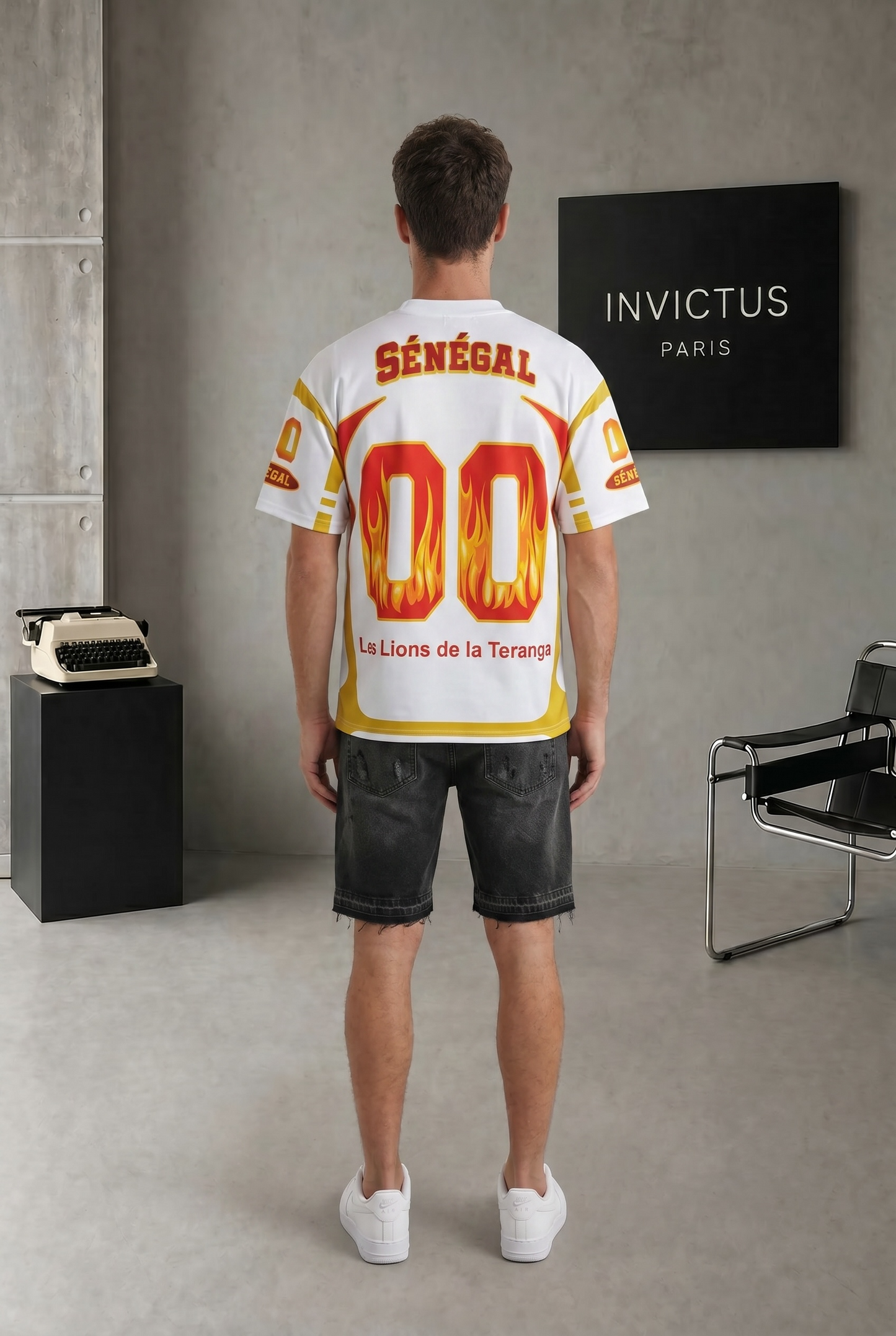 T-shirt Sénégal Les Lions de la Teranga – Maillot Streetwear Homme