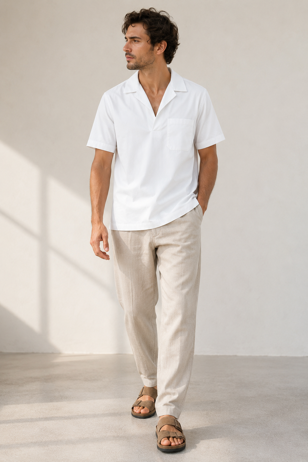 Chemise IM BRIAN - Camicia Off White CA2120