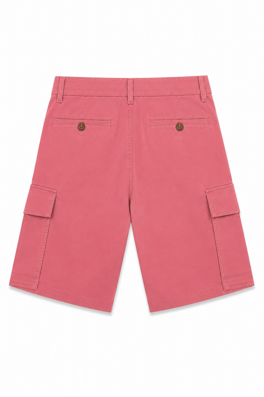 Short IM BRIAN - Camicia Bermuda Cipolla/Corail