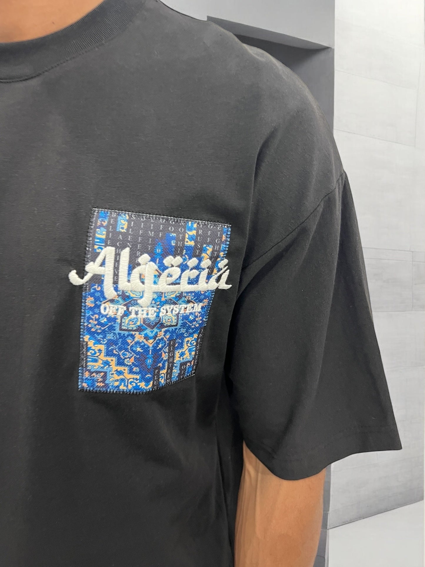 T-shirt Algeria – Carpet Print Edition ( Noir )