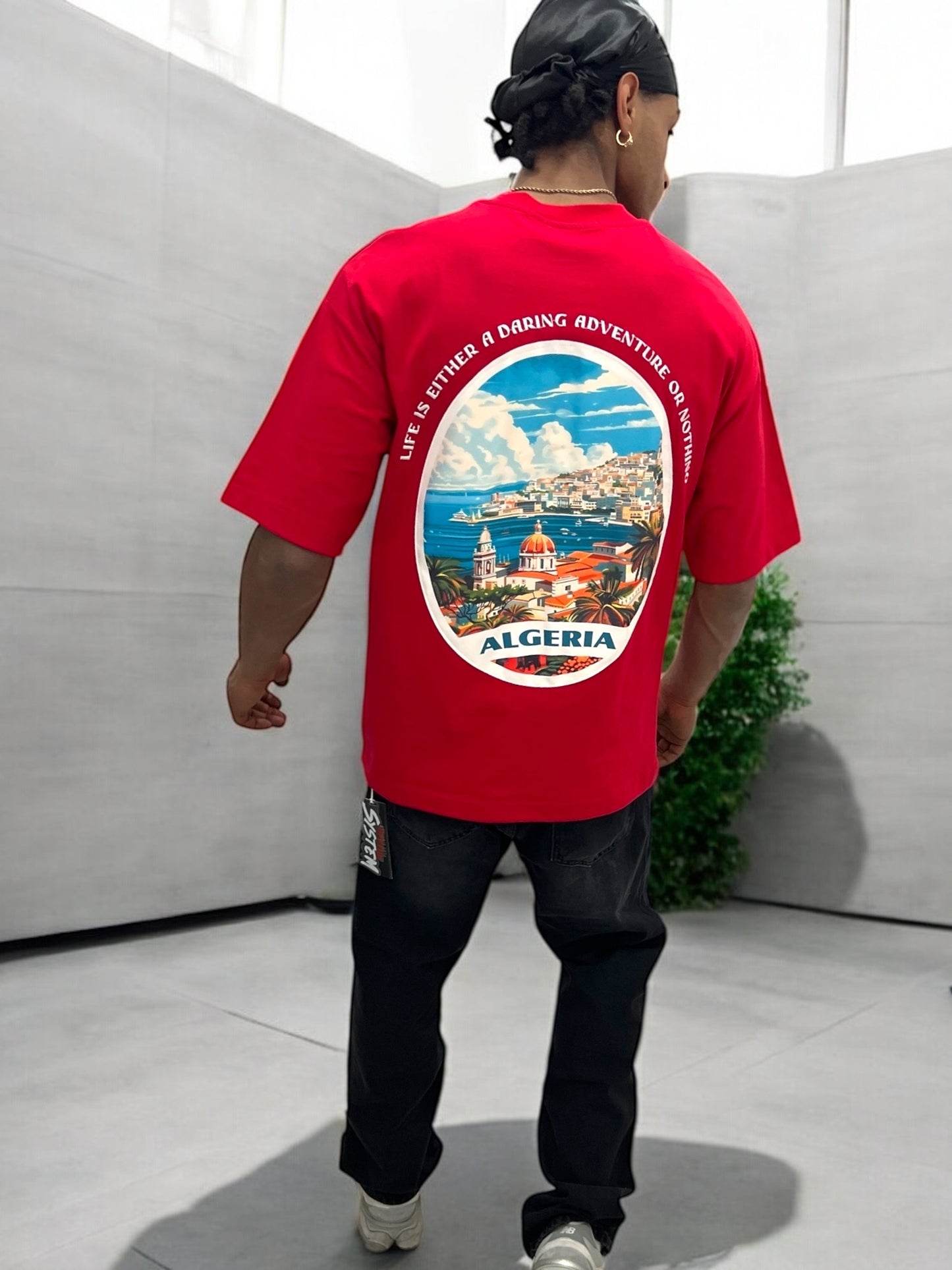 T-shirt Algeria – Vue d’Algérie ( Rouge )