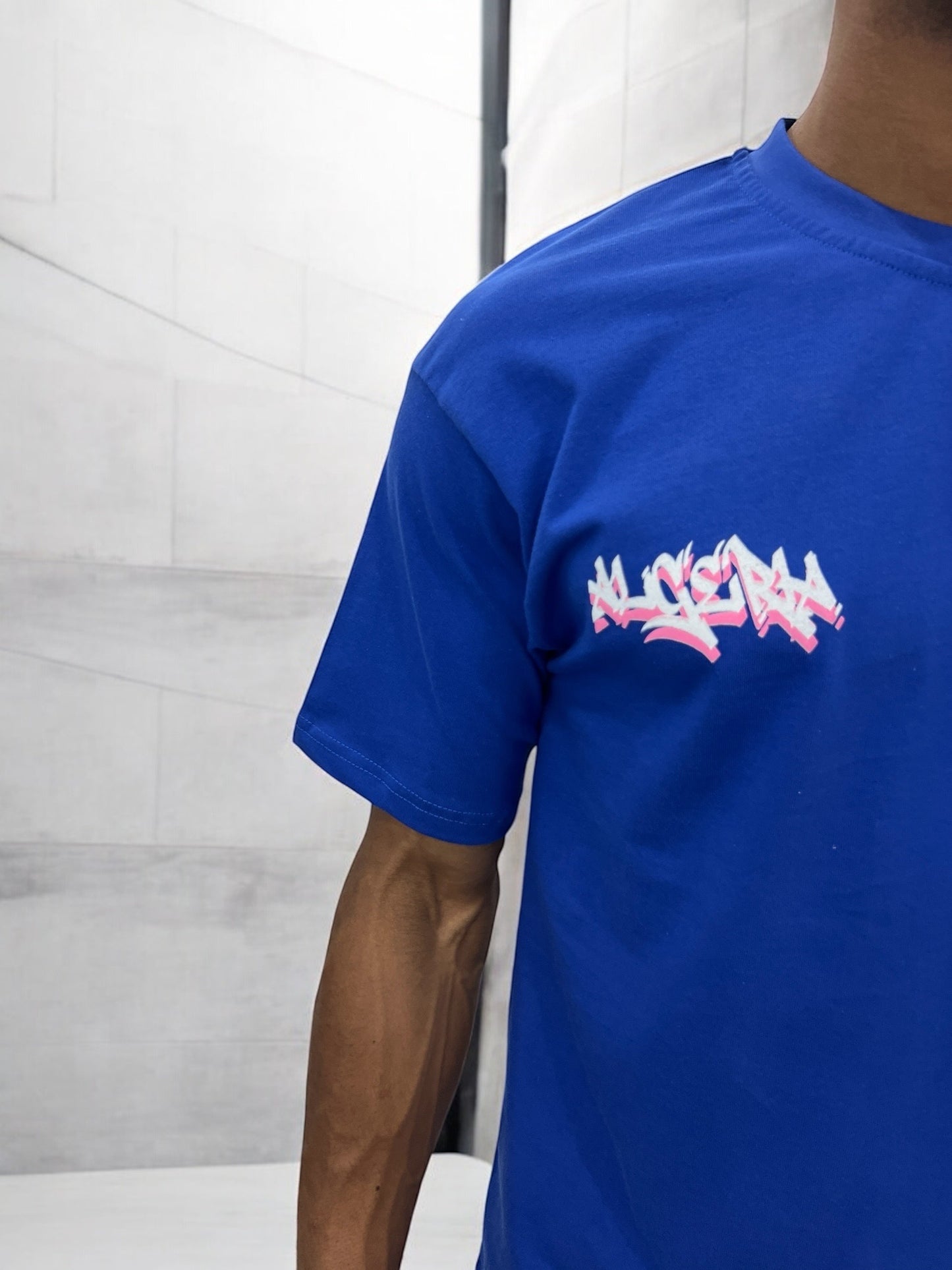 T-shirt Algeria – Boarding Pass Édition ( Bleu Roi )
