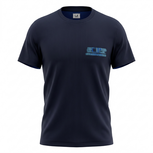 CP COMPANY - T-Shirt Bleu Marine Foncé