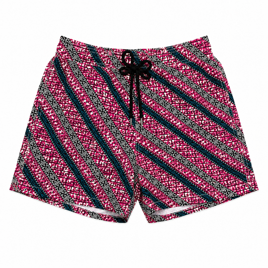 Dollars & Dreams Paris – Short de Bain Pink Riviera Wax