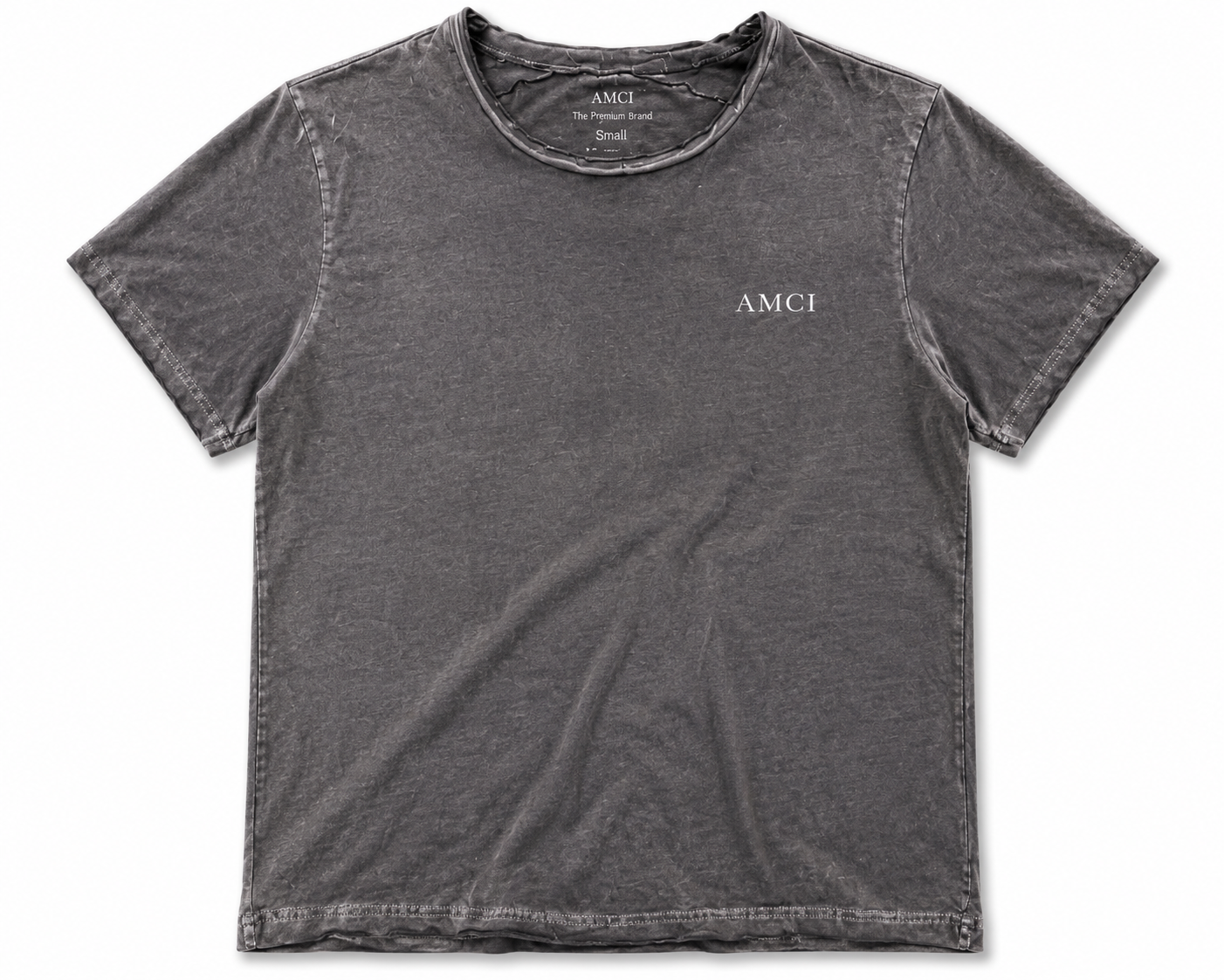 T-shirt AMCI Boxing Tiger Vintage Anthracite – Coupe Streetwear Premium & Grand Visuel Dos