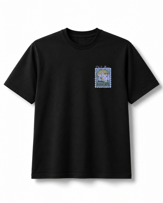 T-SHIRT VIVA L’ ALGERIE +213 - Noir Spécial Production