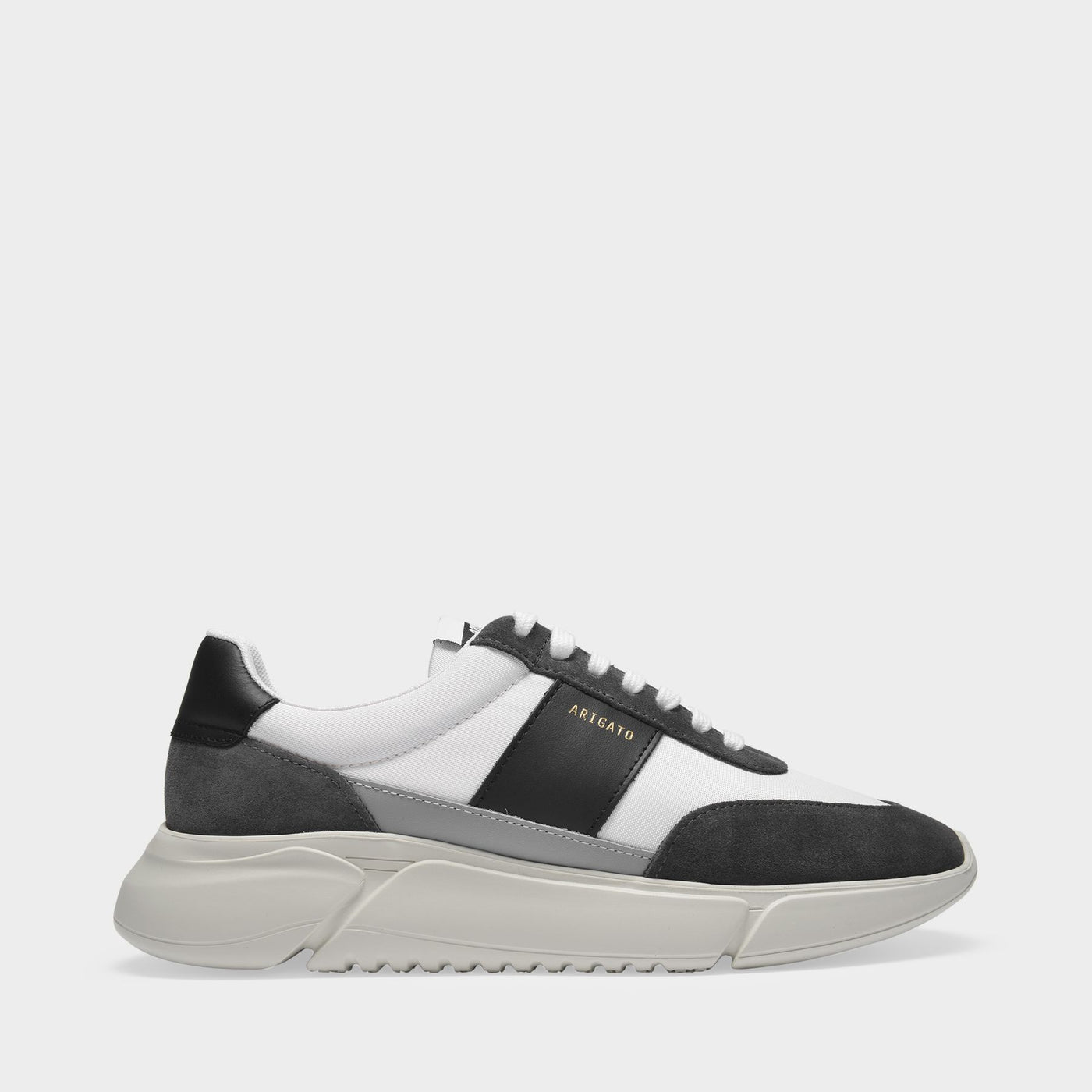 AXEL ARIGATO
Baskets Genesis Vintage Runner en Cuir Gris et Noir