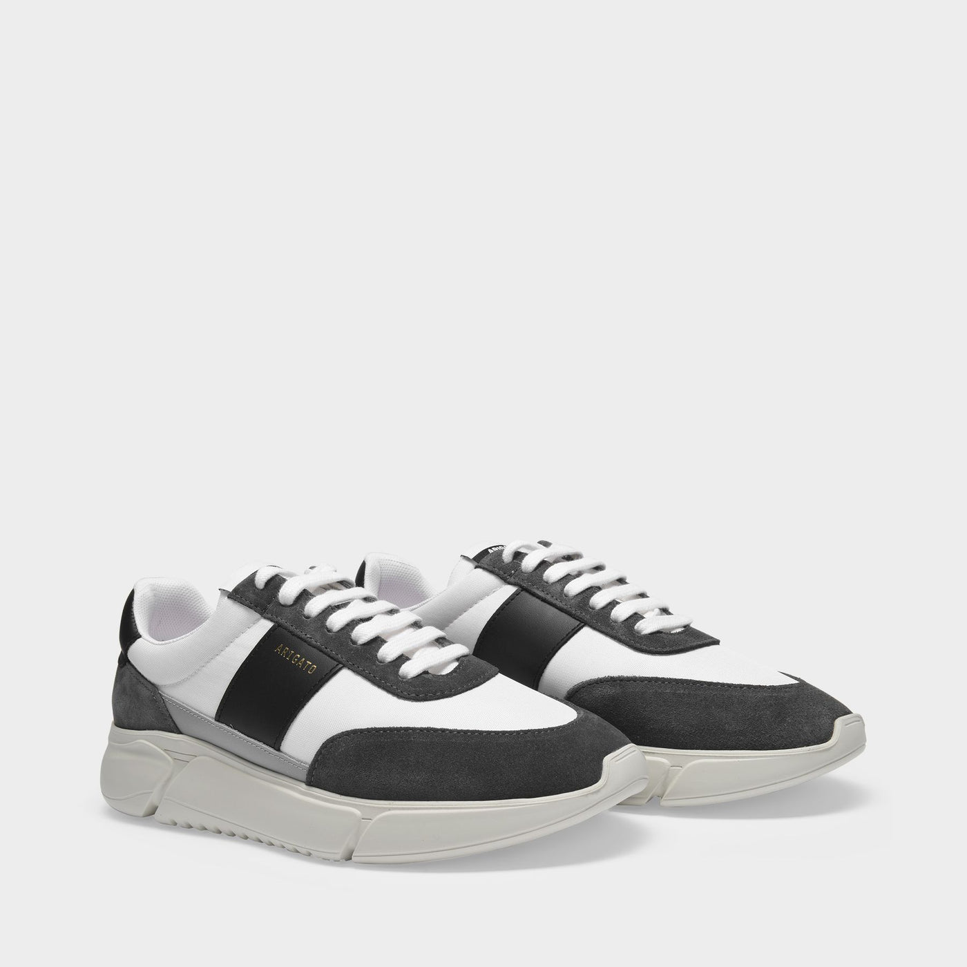 AXEL ARIGATO
Baskets Genesis Vintage Runner en Cuir Gris et Noir