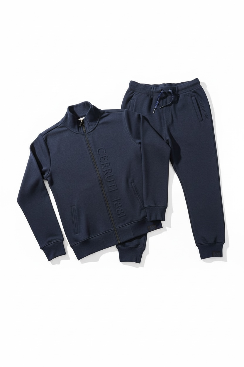 CERRUTI 1881 - Ensemble Jogging Sans Capuche - Bleu Marine