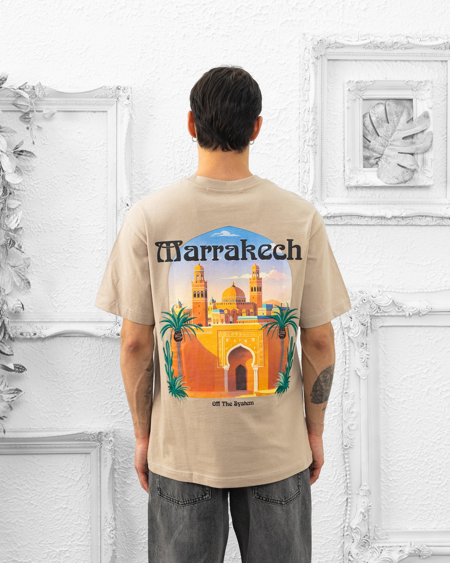 T-SHIRT MARRAKECH OFF THE SYSTEM - TAUPE