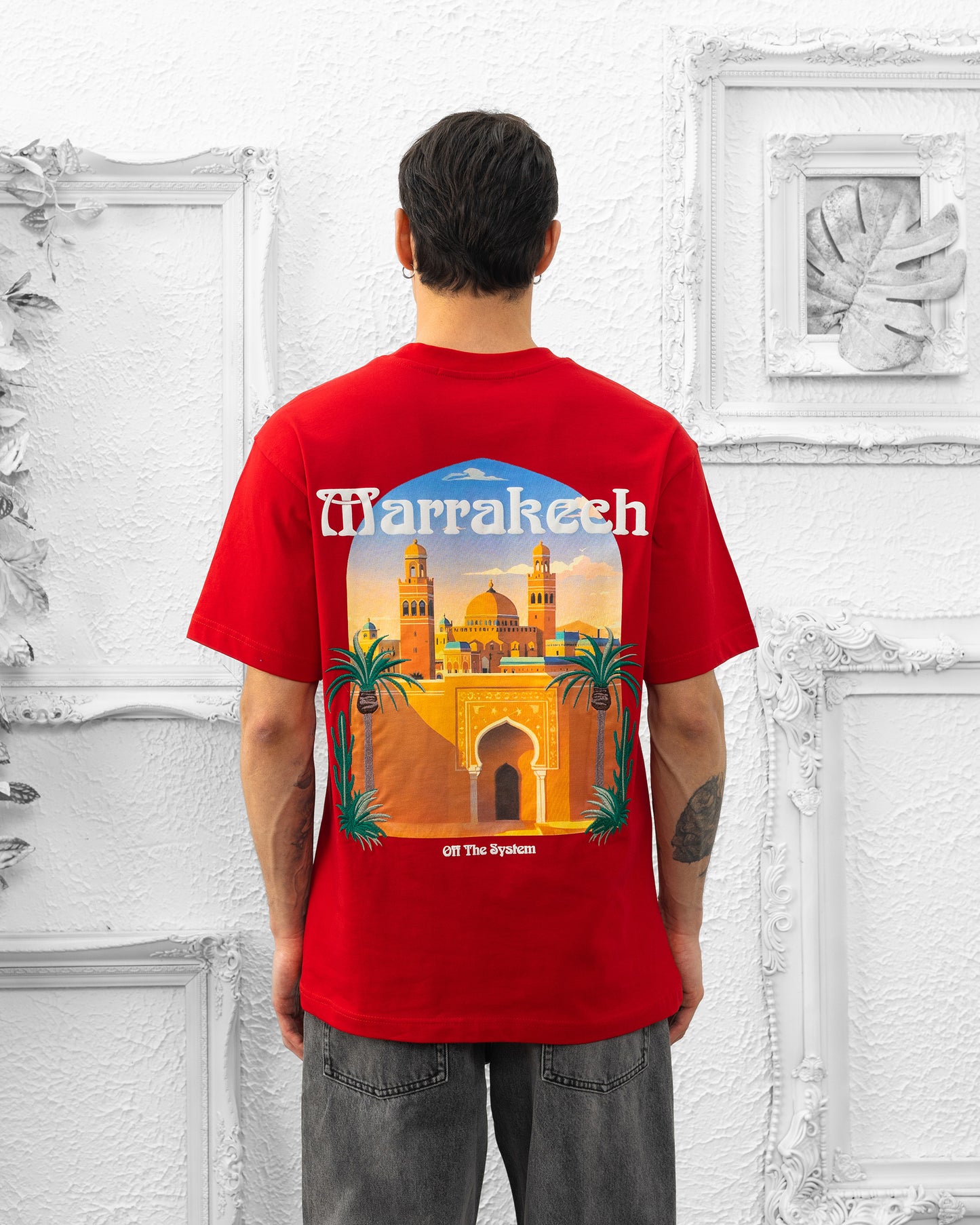 T-SHIRT MARRAKECH OFF THE SYSTEM - ROUGE