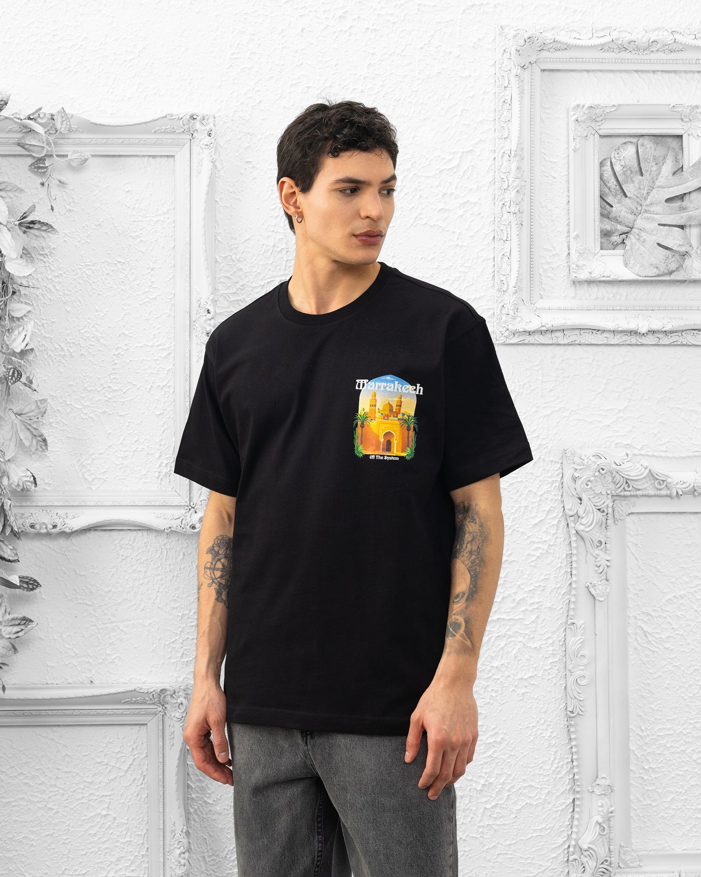 T-SHIRT MARRAKECH OFF THE SYSTEM - NOIR