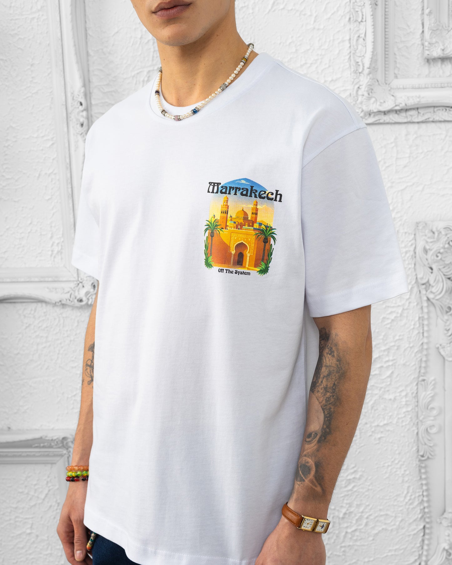 T-SHIRT MARRAKECH OFF THE SYSTEM - BLANC