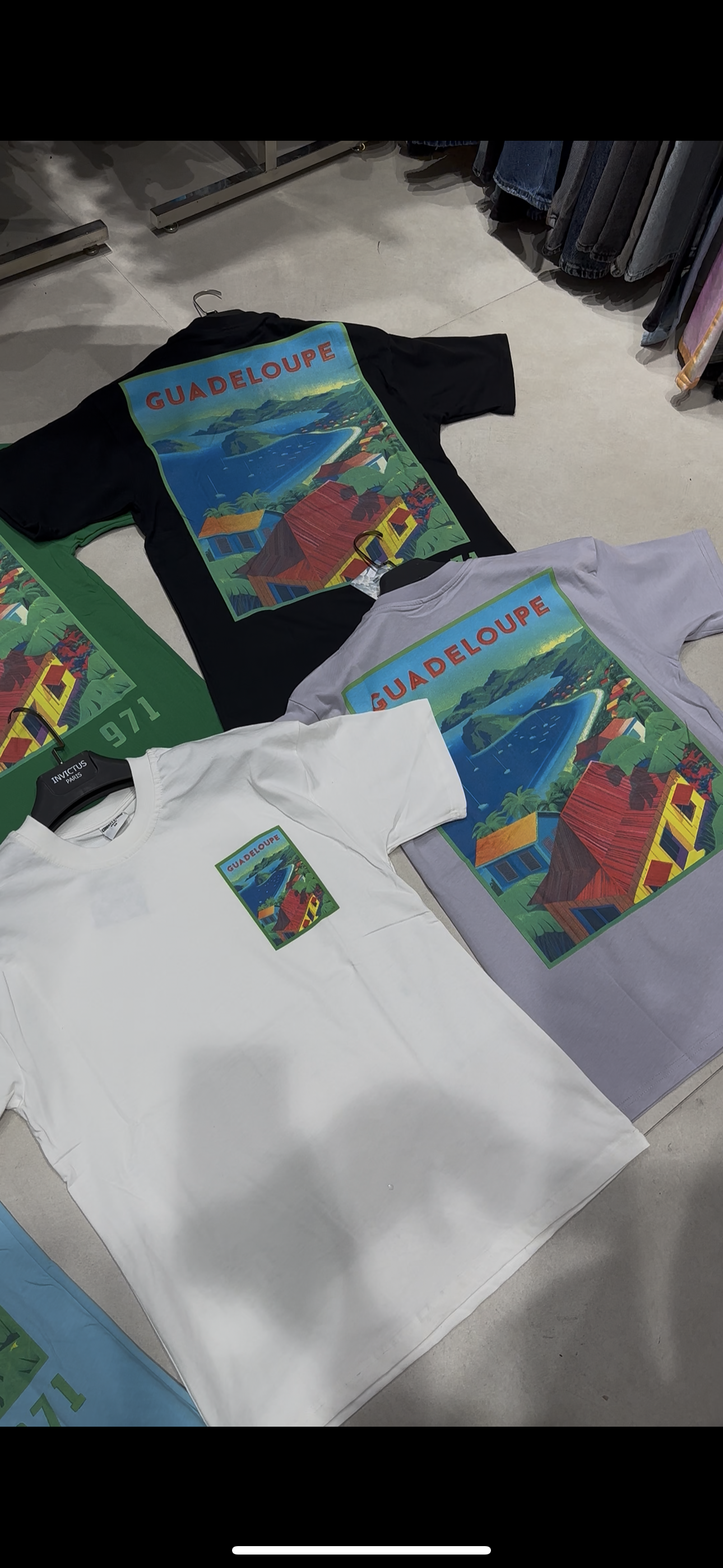 T-SHIRT GUADELOUPE 971 – VERT