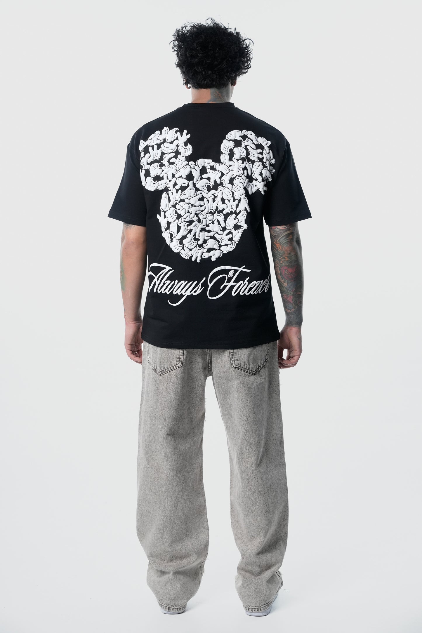 T-shirt "Always Forever" – Visuel Mickey Gants