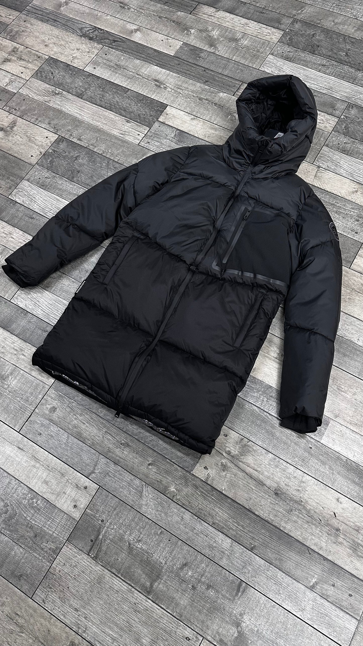 PARAGOOSE TWELVE – Doudoune longue noire homme