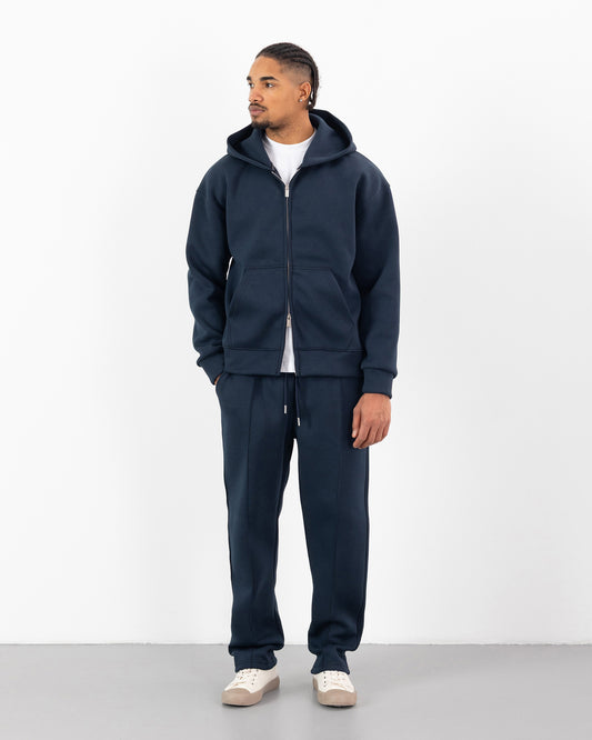 Ensemble Oversize SCUBA – Hoodie Zip + Jogging – Plus Eighteen - BLEU MARINE