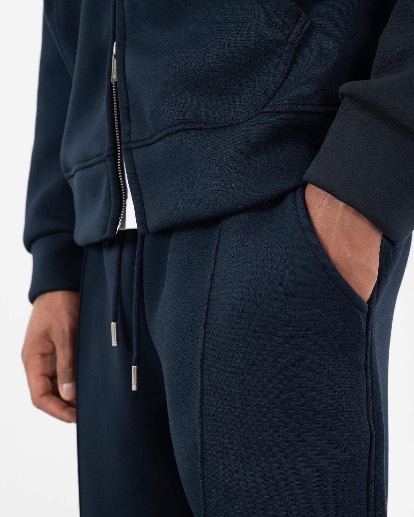 Ensemble Oversize SCUBA – Hoodie Zip + Jogging – Plus Eighteen - BLEU MARINE