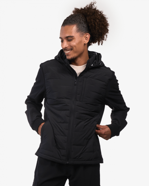 DOUDOUNE MATELASSÉE NOIR - CHABRAND