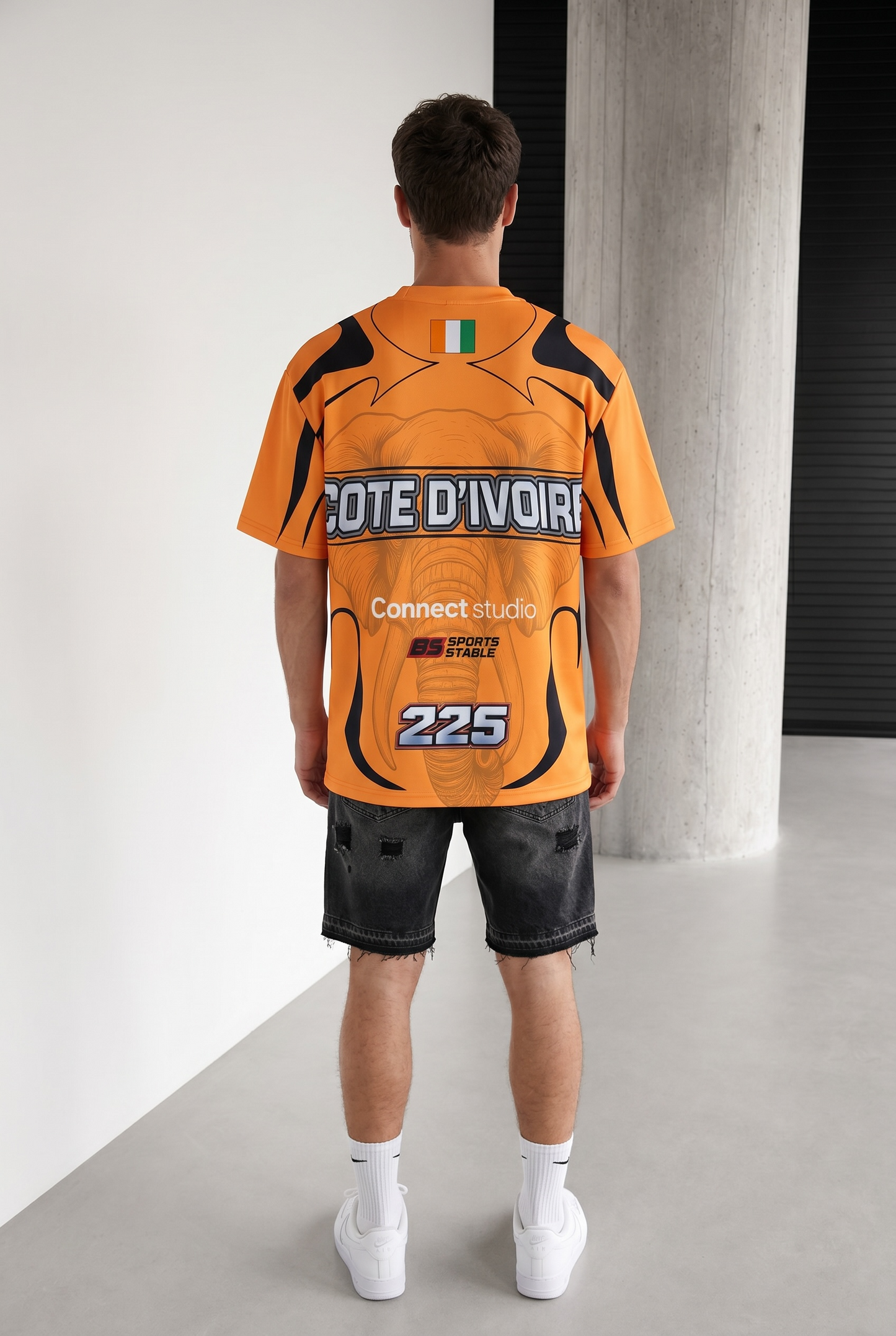 T-shirt Côte d’Ivoire 225 – Maillot Streetwear Homme