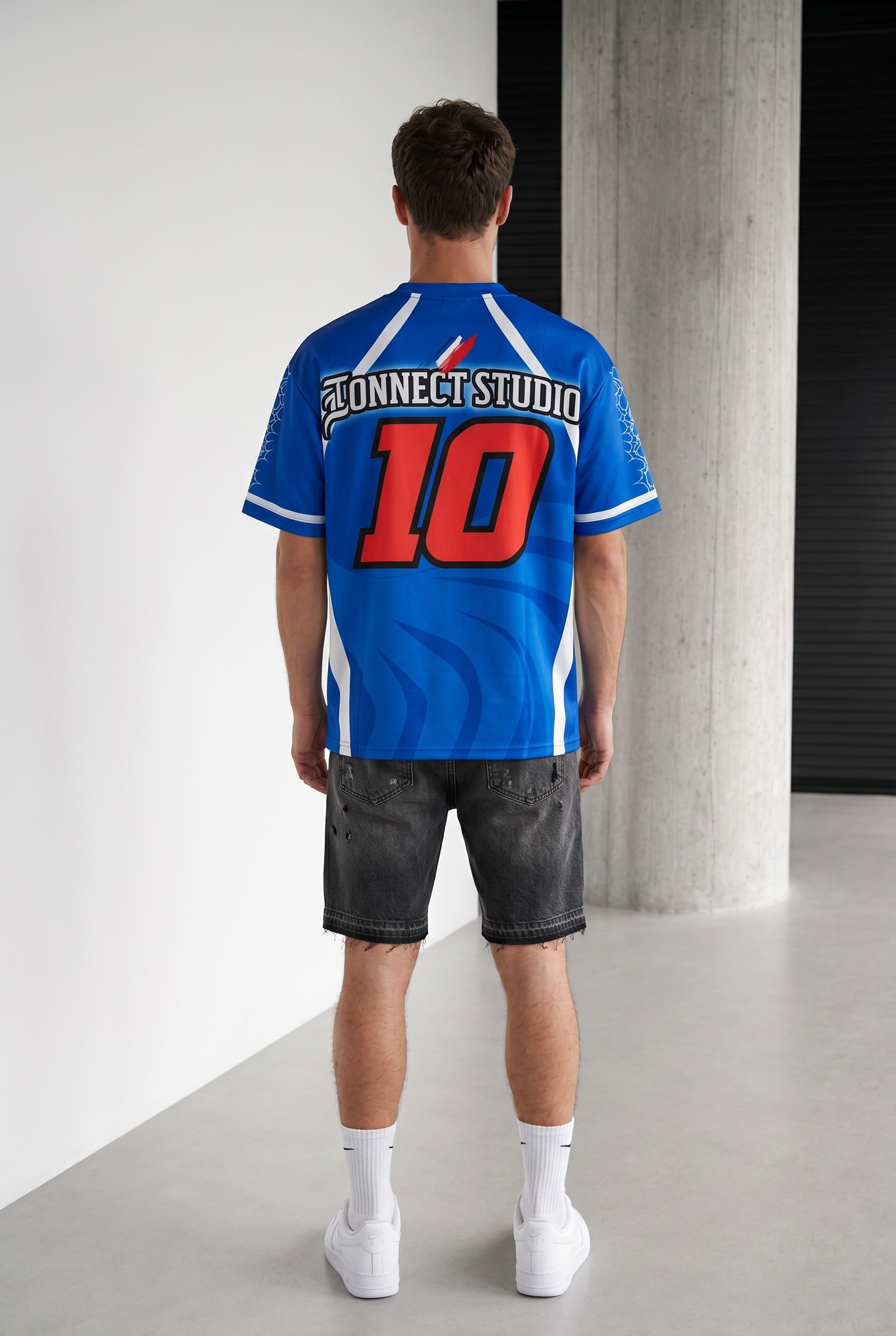 T-shirt France 10 – Maillot Streetwear Homme Bleu