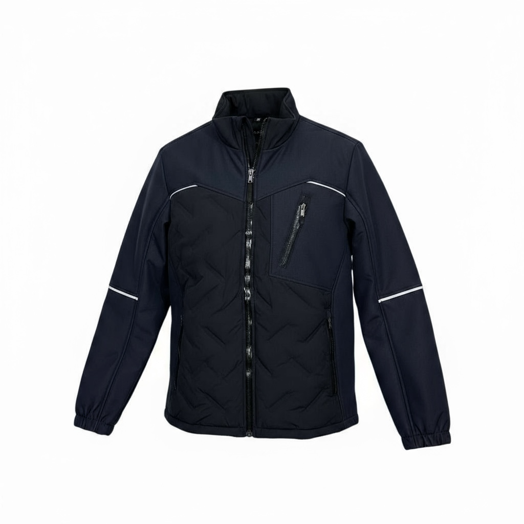 Gianfranco FERRE – Veste Hybride Matelassée à Col Montant Homme