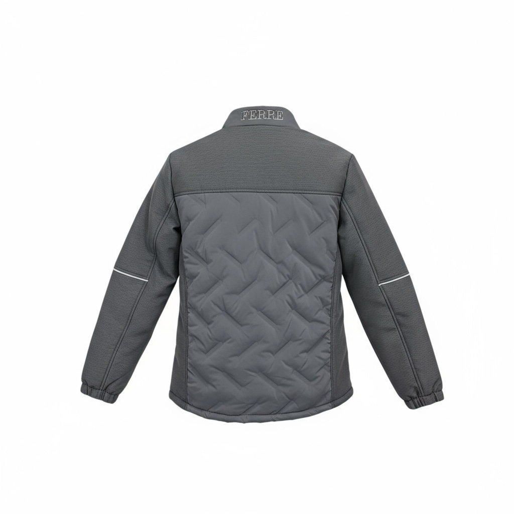 Gianfranco FERRE – Veste Hybride Matelassée à Col Montant Homme