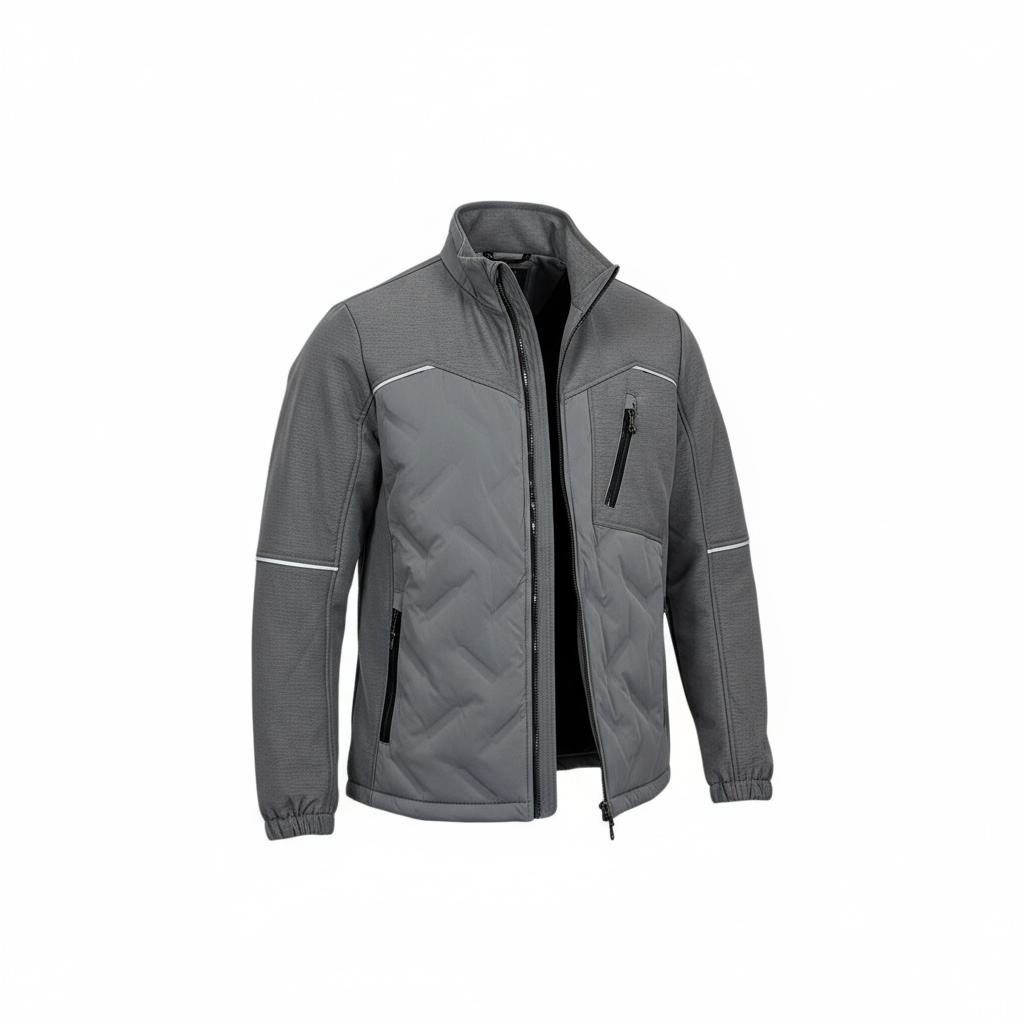 Gianfranco FERRE – Veste Hybride Matelassée à Col Montant Homme