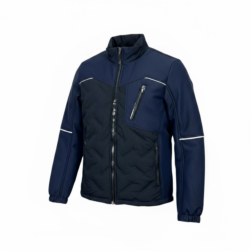 Gianfranco FERRE – Veste Hybride Matelassée à Col Montant Homme