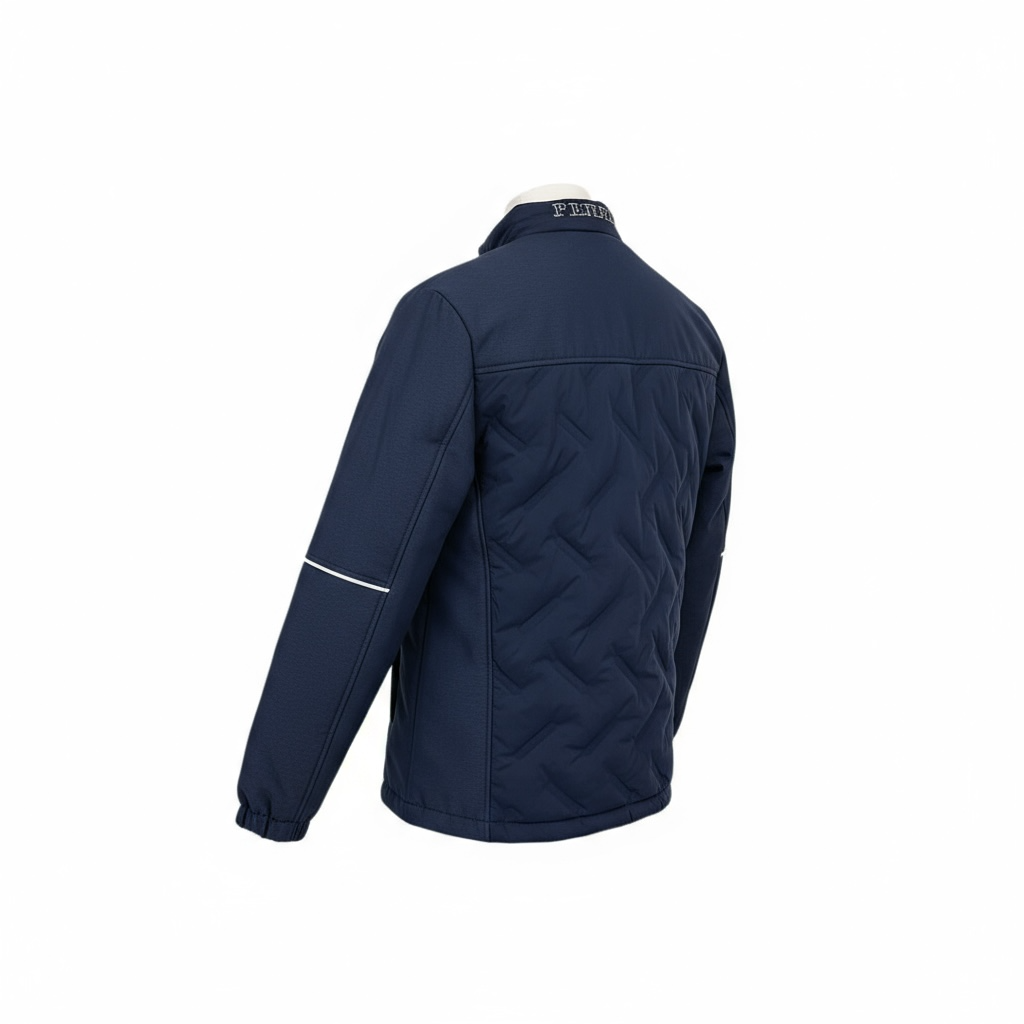 Gianfranco FERRE – Veste Hybride Matelassée à Col Montant Homme