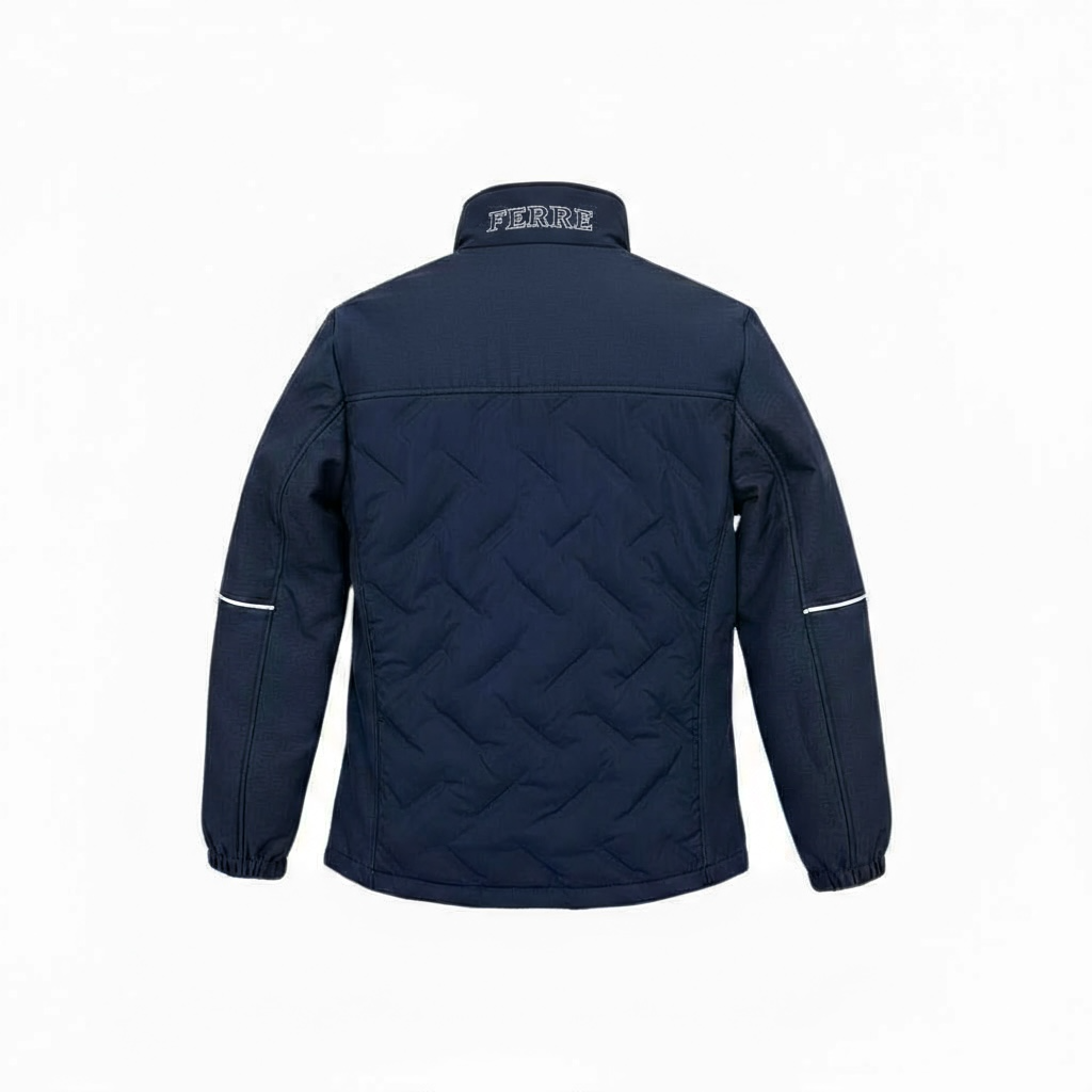 Gianfranco FERRE – Veste Hybride Matelassée à Col Montant Homme