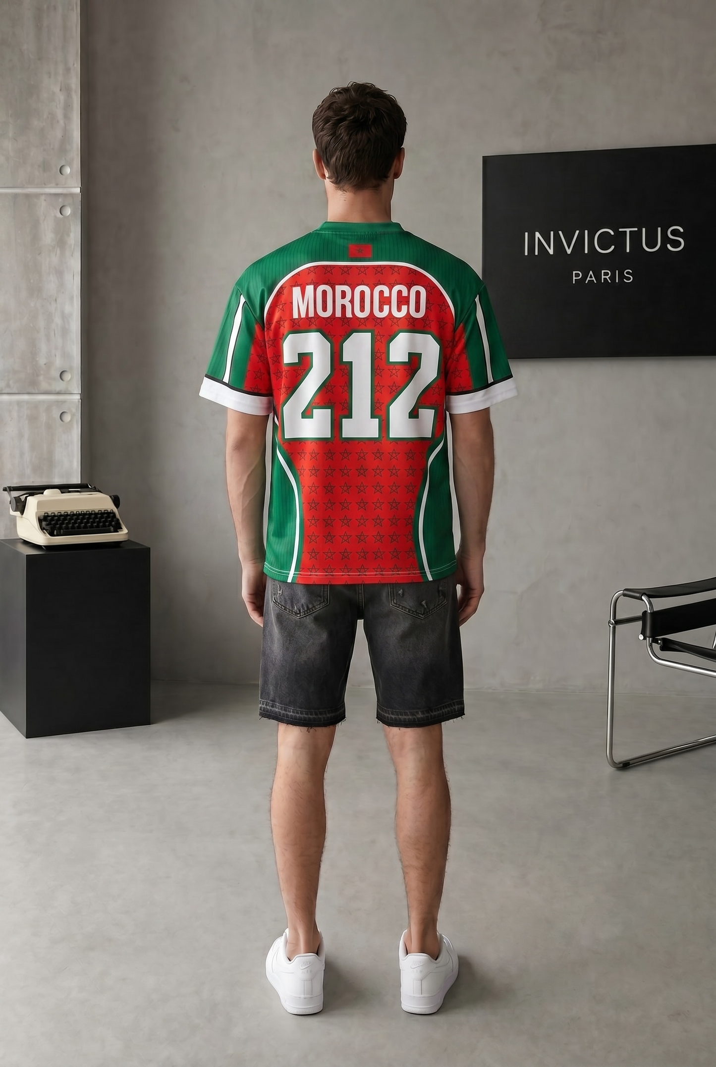 T-shirt Morocco 212 Street Jersey – Maillot Streetwear Maroc