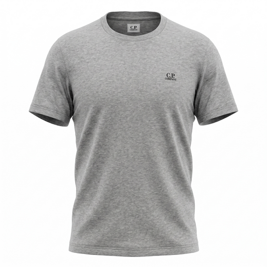 CP COMPANY - T-Shirt Gris Chiné Moyen