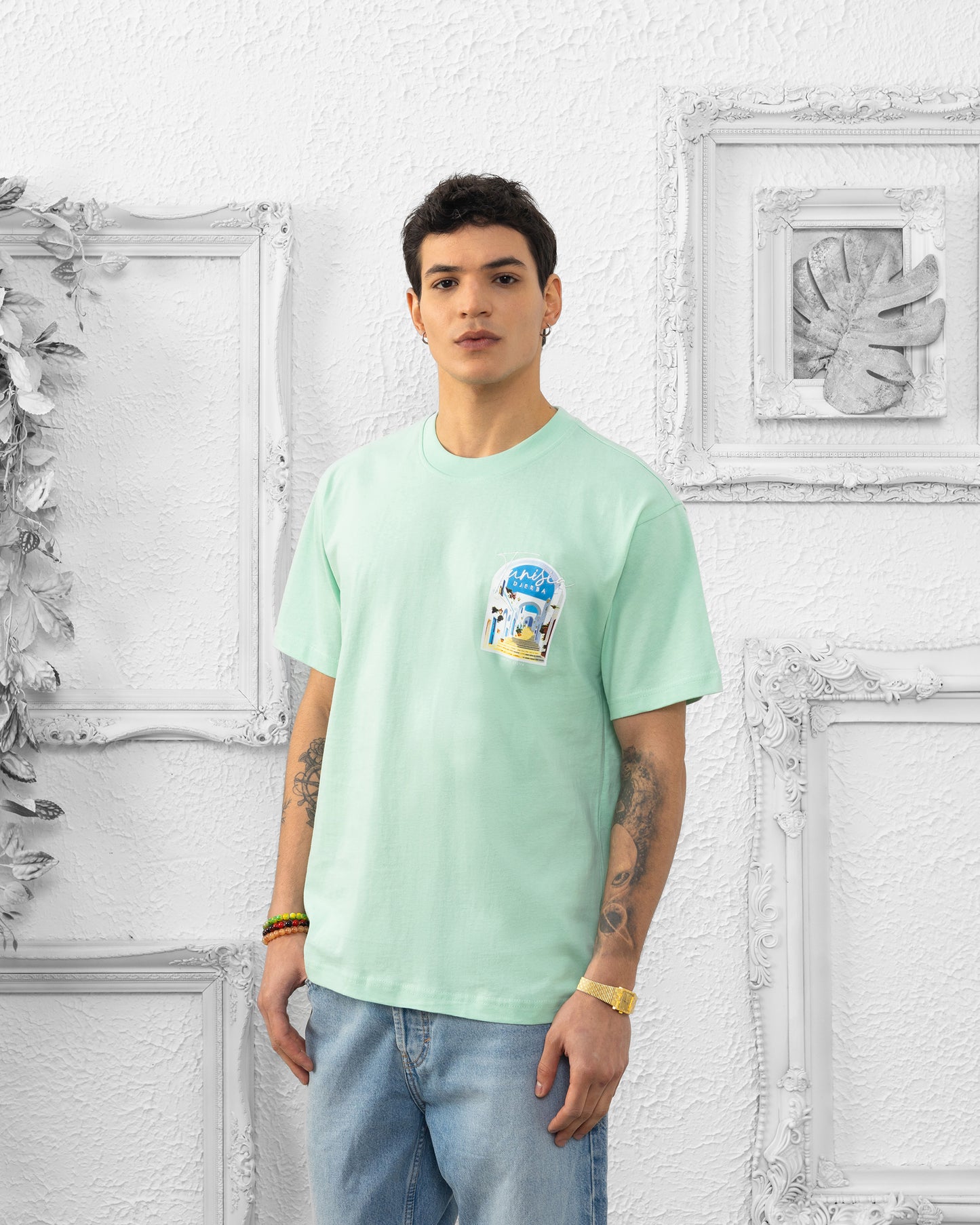 T-SHIRT TUNISIE - Djerba - Mint