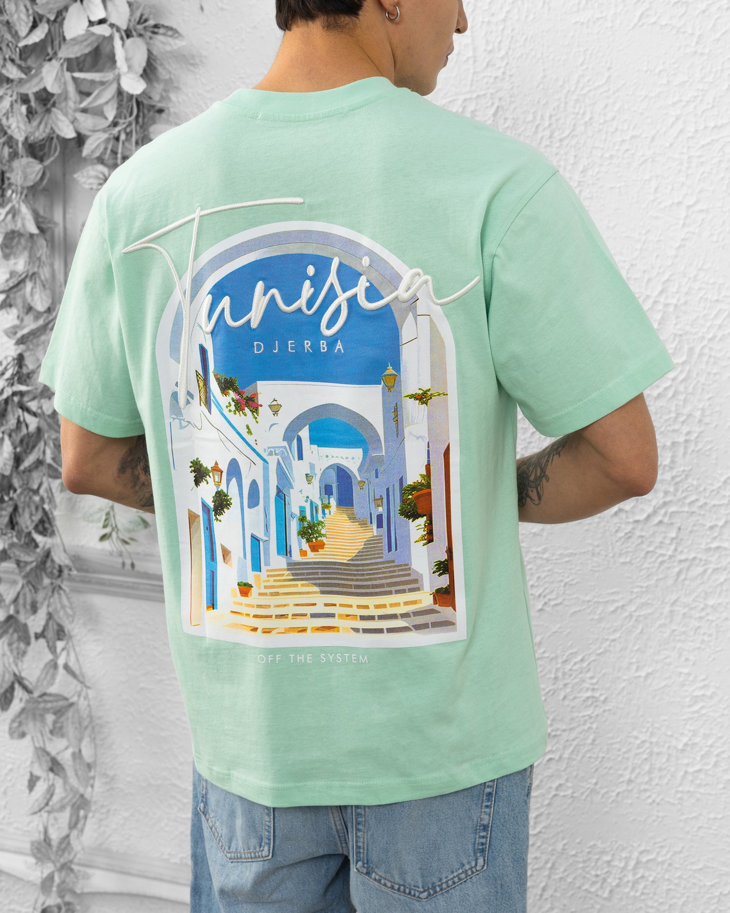 T-SHIRT TUNISIE - Djerba - Mint