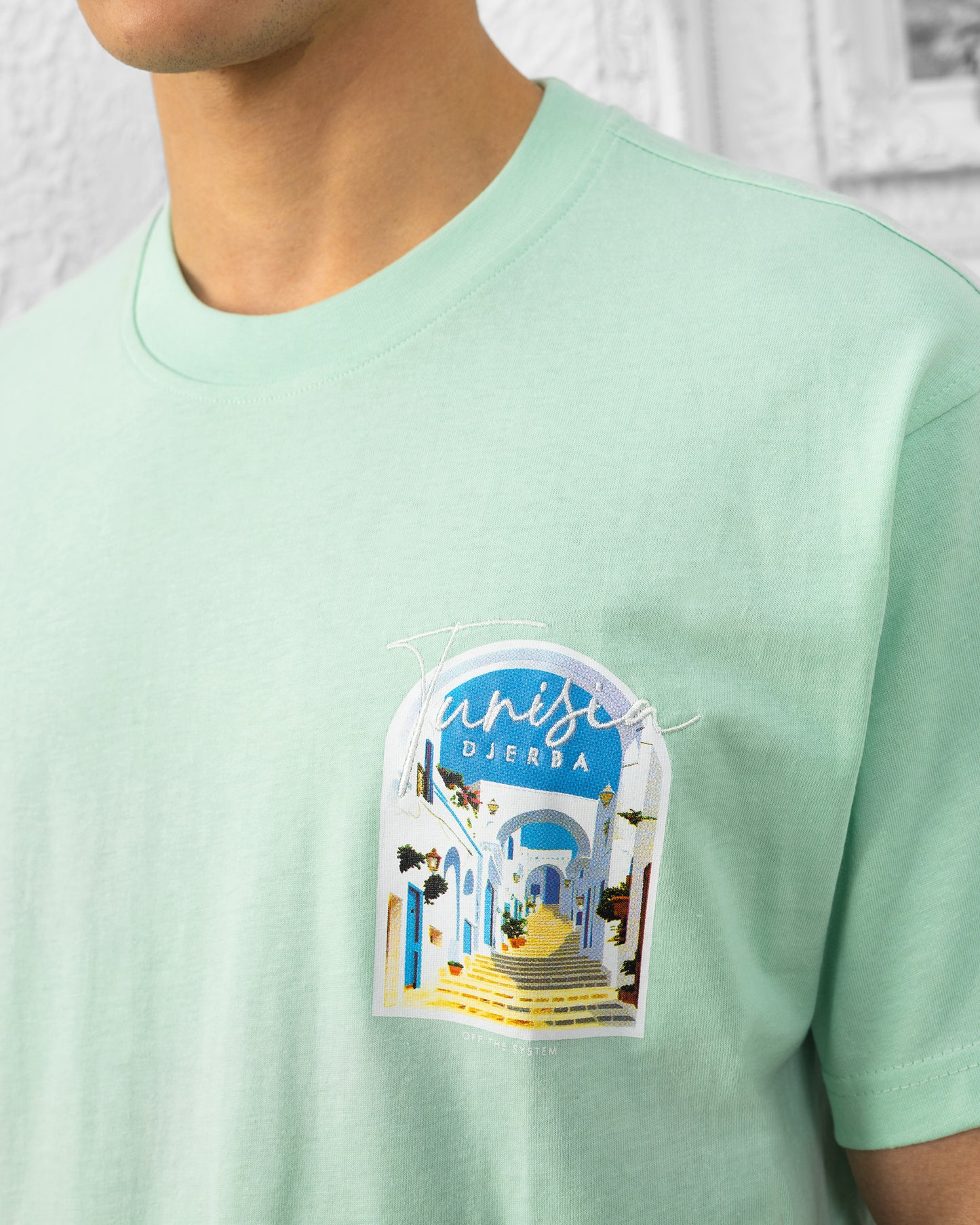 T-SHIRT TUNISIE - Djerba - Mint