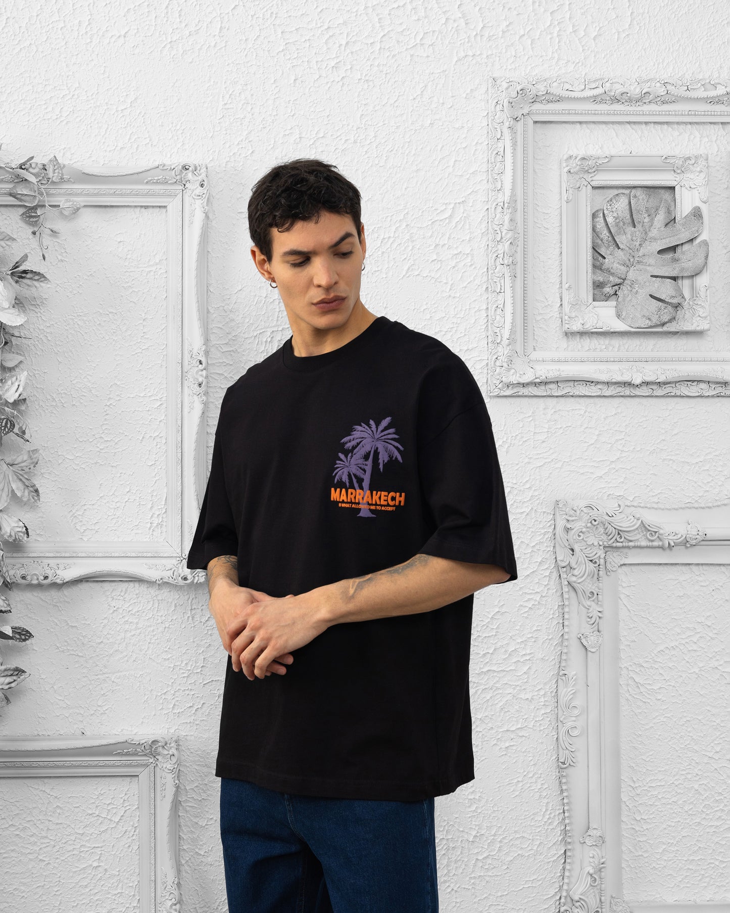 T-SHIRT MARRAKECH - NOIR