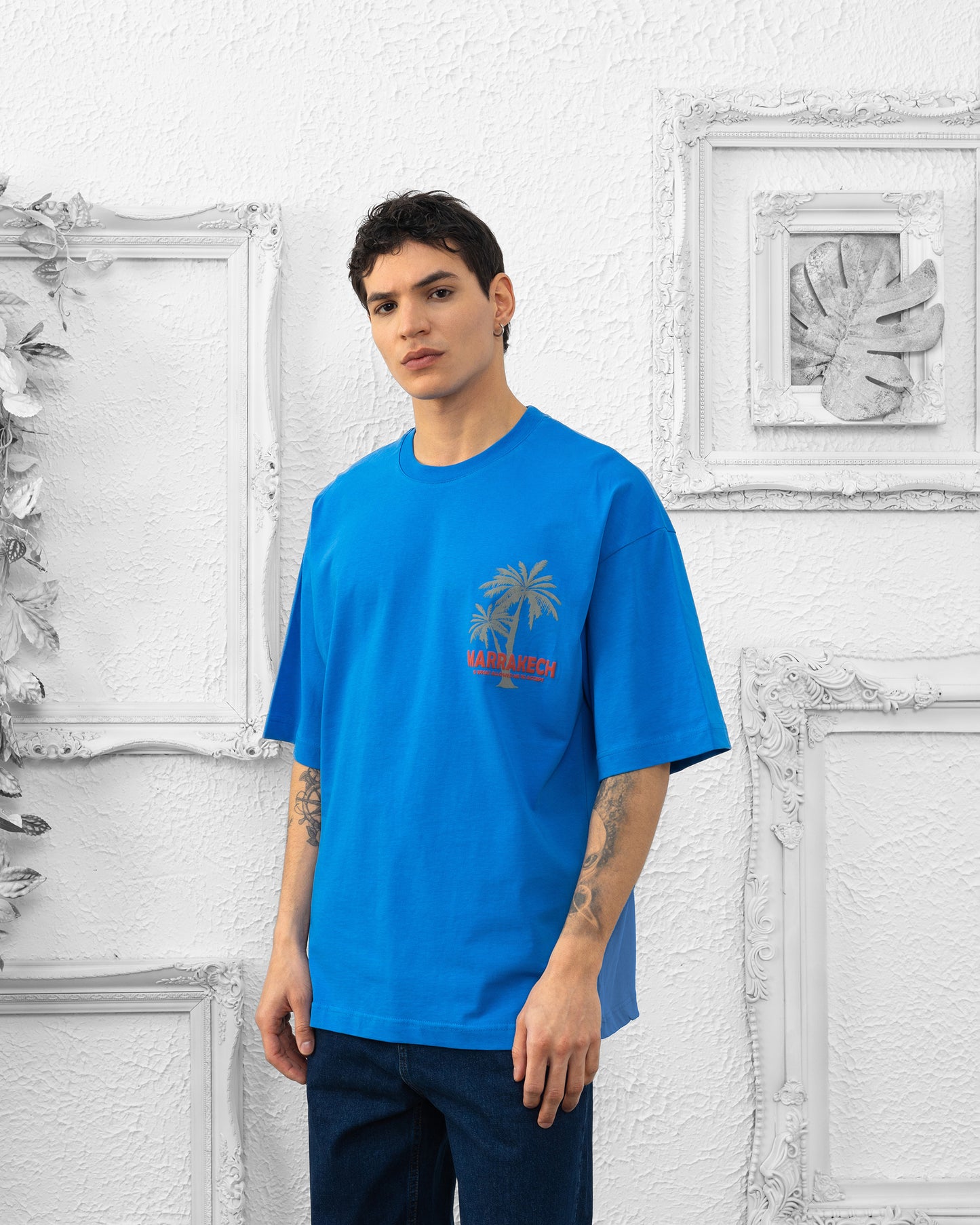 T-SHIRT MARRAKECH - BLEU