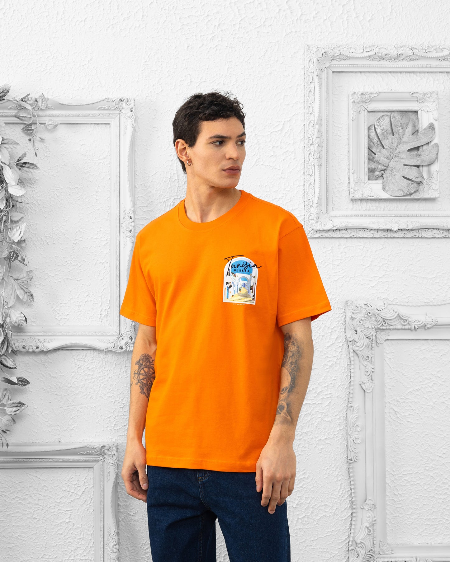 T-SHIRT TUNISIE - Djerba - Orange de la Palmeraie