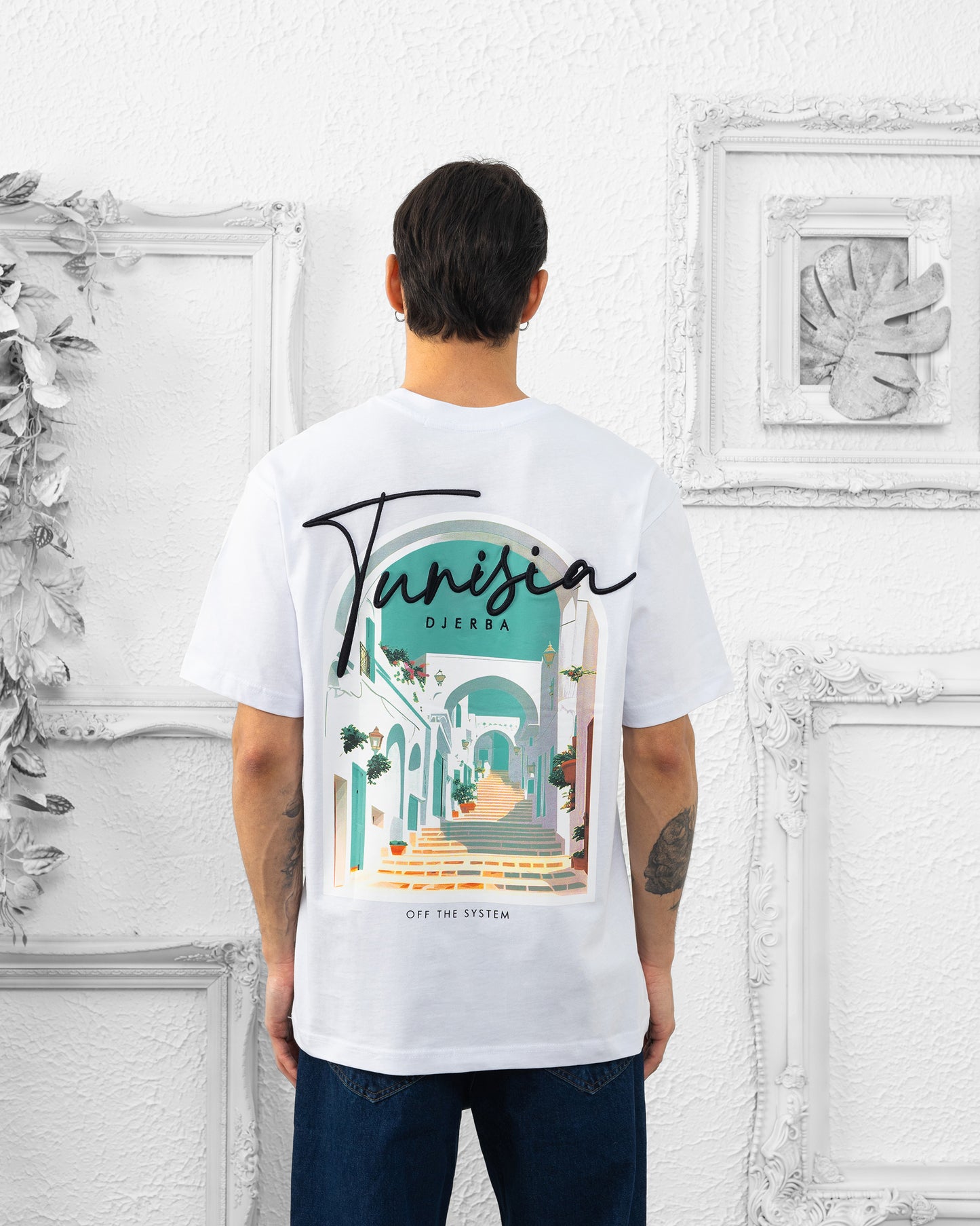 T-SHIRT TUNISIE - Djerba - Blanc