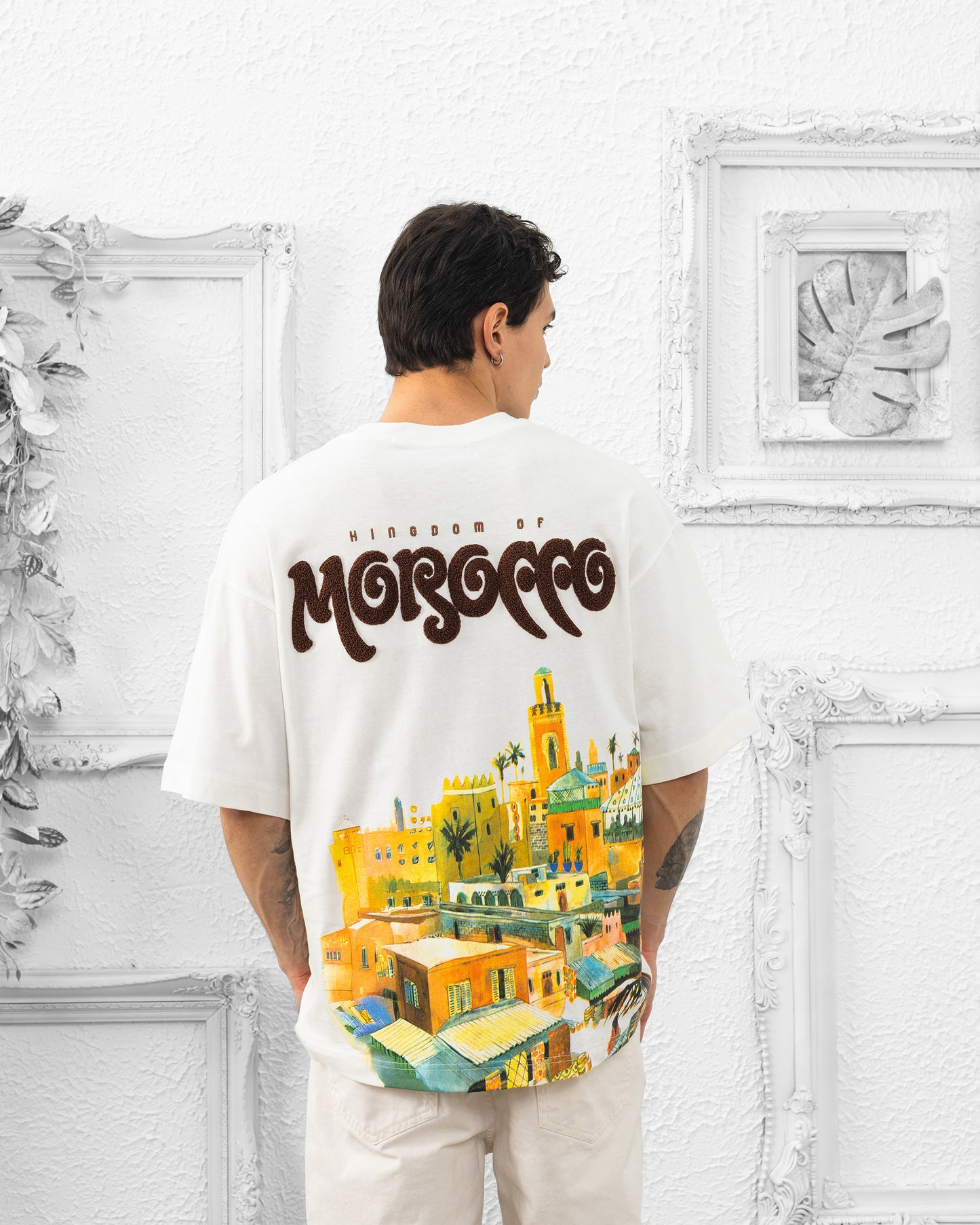 T-SHIRT MOROCCO - Blanc Cassé