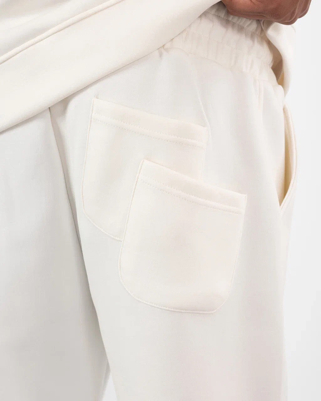 HOODIE CAGOULE SCUBA – Oversize Premium -Blanc